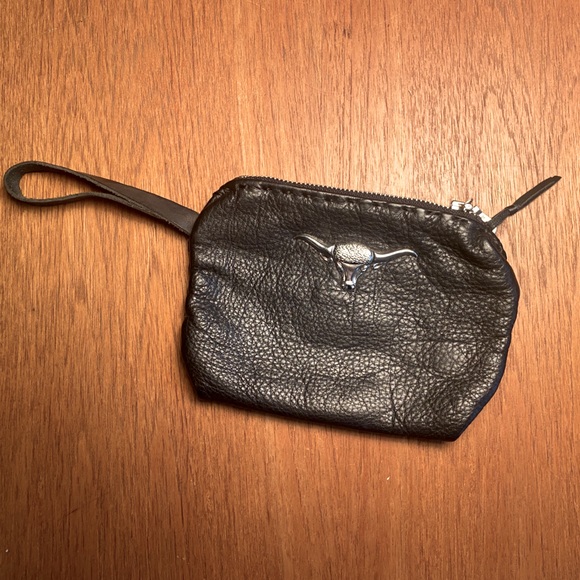Mini Leather Sling Clutch - Picture 1 of 5